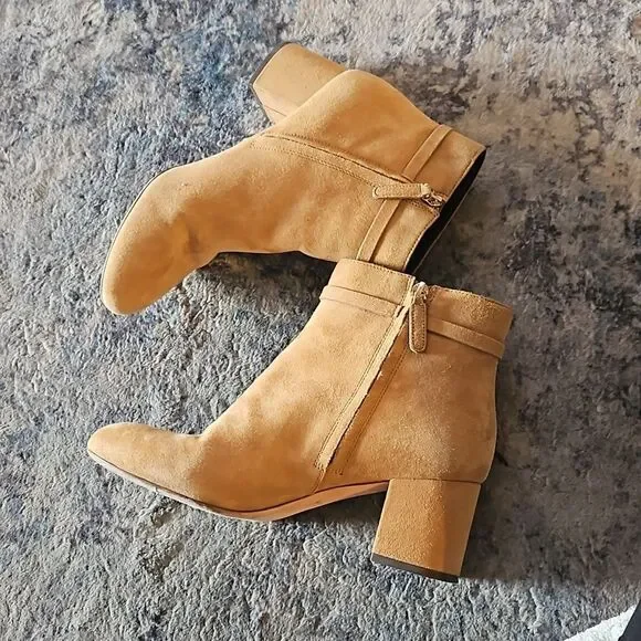 Tan Kate Spade Knott Mid Boot - 9 - Picture 3 of 7